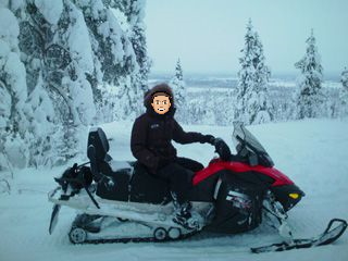 Snow mobiling