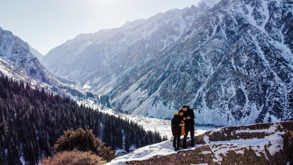 Ala Archa in the winter