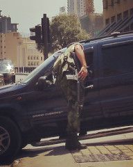 Security was tight