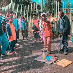 Selling some magic potion